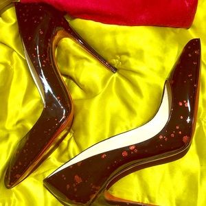 PIGALLE FOLLIES RED BLOOD BLACK PATENT